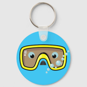 Yellow Goggles Key Ring