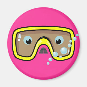 Yellow Goggles Magnet
