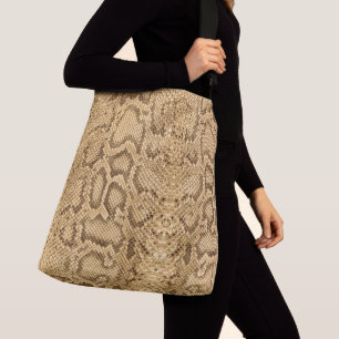 Yellow Gold Anaconda Exotic Snakeskin Crossbody Bag