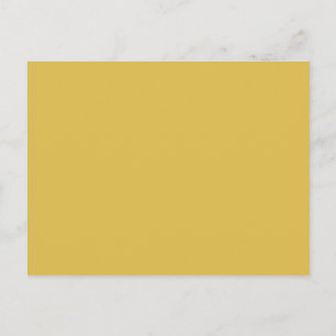 Yellow Gold Background Colour Template Postcard