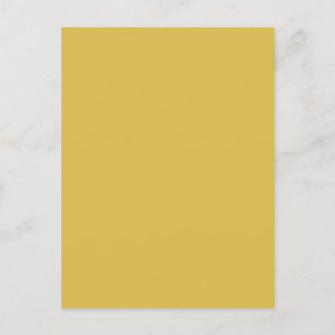 Yellow Gold Background Colour Template Postcard