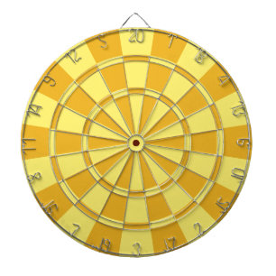 Yellow Gold Dartboard
