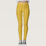 Yellow Gold Menorah Pattern Trendy Chic Hanukkah Leggings<br><div class="desc">Be a trendsetter as well as get into the holiday spirit with these wildly entertaining leggings of yellow and gold Hanukkah menorah patterned photographs! Work out, run errands, or just hang out. So unique, you’ll never have to worry about any copycats! Add a solid black top for the ultimate in...</div>