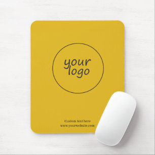 Yellow Gold Mouse Pad with Monogram