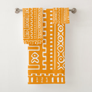 Yellow Gold Mudcloth Towel Set
