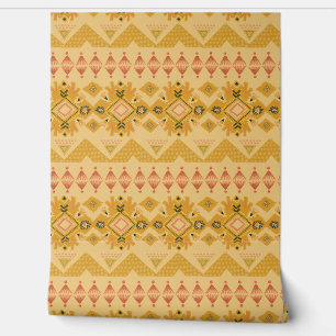 Yellow Gold Patterns Wallpaper