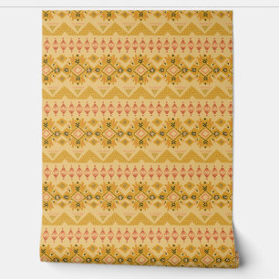 Yellow Gold Patterns Wallpaper