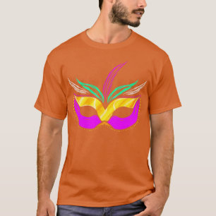 Yellow golden And Purple Mask For T-Shirt