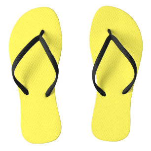 Yellow, Golden Fizz Flip Flops