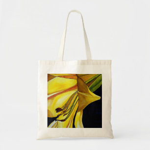 Yellow Golden Splendour lily original art Tote Bag