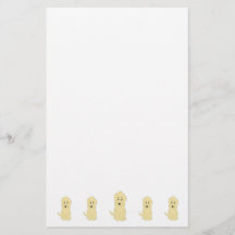 Yellow Goldendoodle Dog Design