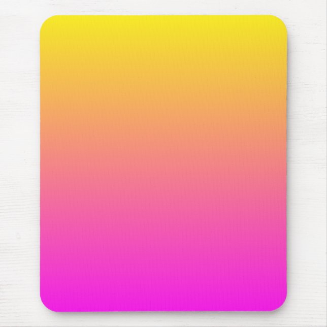 Yellow Gradient Mouse Mat (Front)