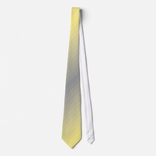 yellow gray stripes yellow gray gray tie (Front)