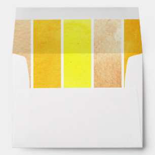 yellow great watercolor background - watercolor envelope