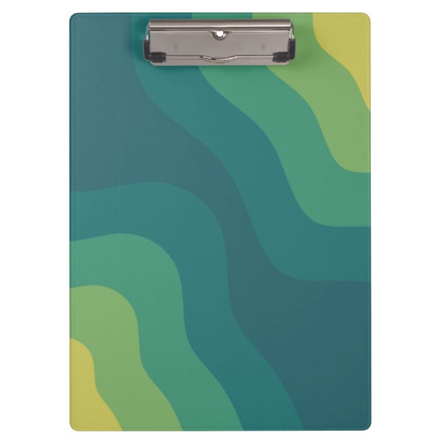 Yellow green abstract for a positive mood    clipboard (Front)