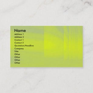 Yellow Green Candy Business Card