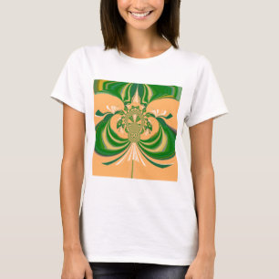 Yellow Green Design. T-Shirt