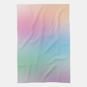 Yellow Green Pink Blue Purple Colorful Template Tea Towel