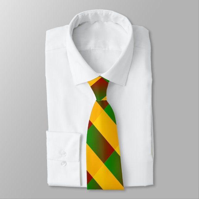 Yellow Green Tie (Tied)