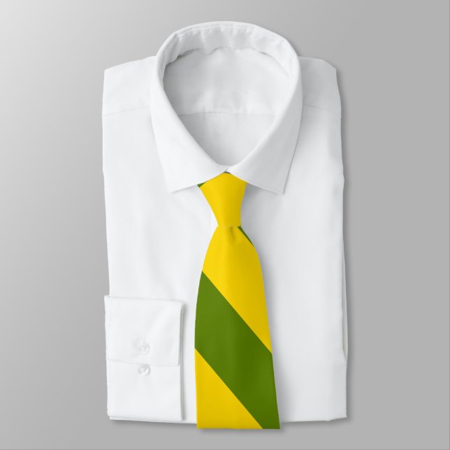 Yellow Green Tie (Tied)