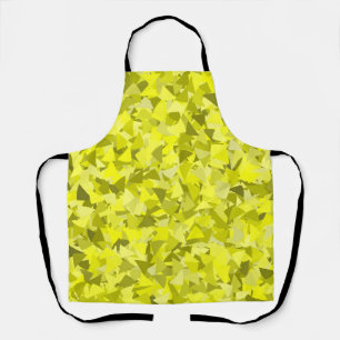 Yellow Green Triangle Pattern Apron