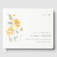 Yellow Green Watercolor Rose Flower Bunch Wedding
