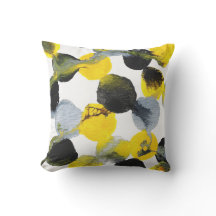 Yellow, Grey and Black Intertactions Pattern