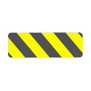 Yellow Grey Attention Warning Stripes