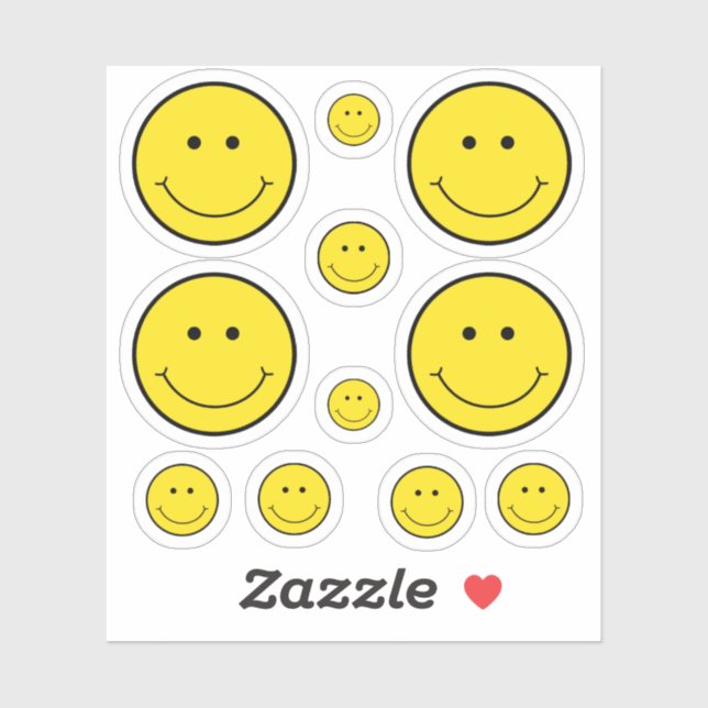 Yellow Grinning Smile Face (Sheet)