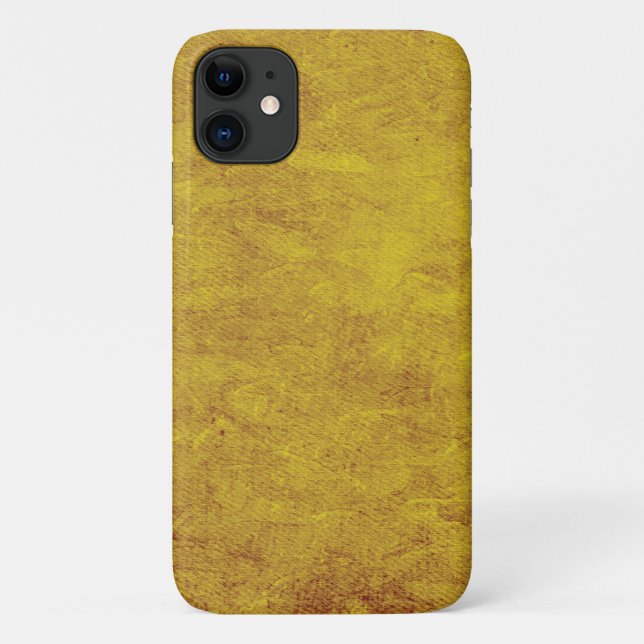 yellow grunge texture Case-Mate Barely There  iPhone Case (Back)