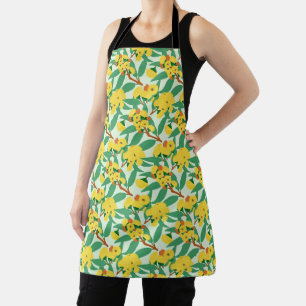 Yellow Gum Tree Flowers Apron