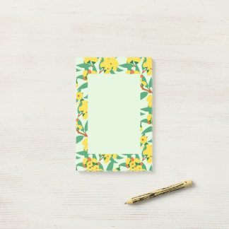 Yellow Gum Tree Flowers Post-it Notes