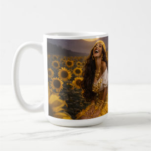 yellow gypsy coffee mug
