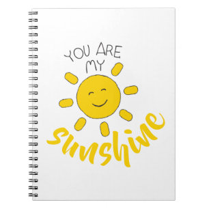 Yellow Hand Drawn Sun Hello Sunshine Image Sun Art Notebook