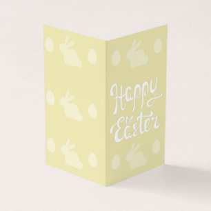 Yellow Happy Easter Pack of 25 Mini Cards