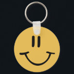 Yellow Happy Face Key Ring<br><div class="desc">Yellow Happy Face</div>