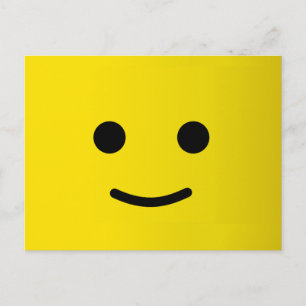 Yellow Happy Face Postcard