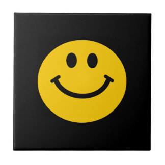 Yellow Happy Face Tile