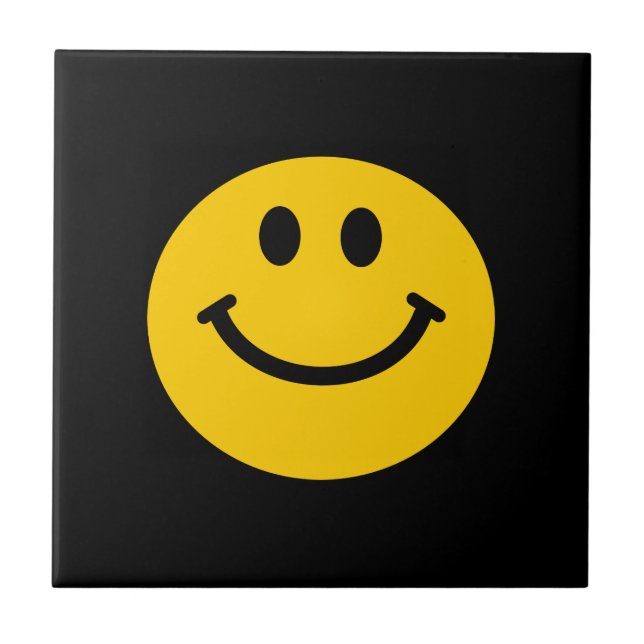 Yellow Happy Face Tile (Front)