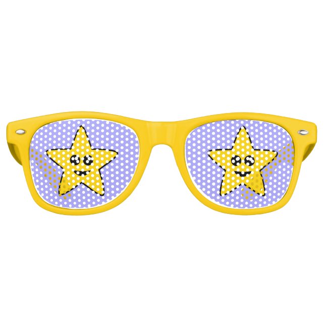 Yellow Happy Star Party Shades (Front)