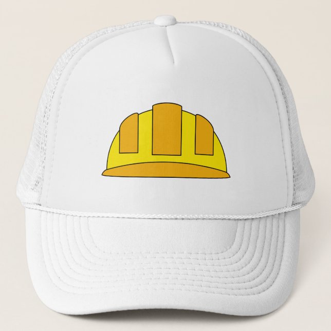 Yellow Hard Hat Cartoon (Front)