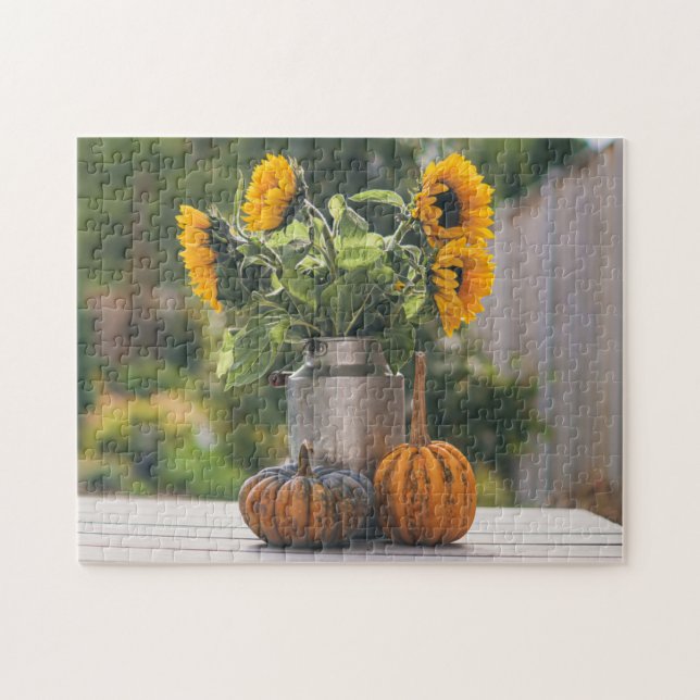 Yellow Hardy Sunflower Best Sunflower Photos Jigsaw Puzzle (Horizontal)