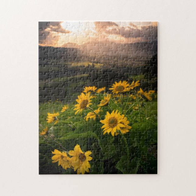 Yellow Hardy Sunflower Best Sunflower Photos Jigsaw Puzzle (Vertical)