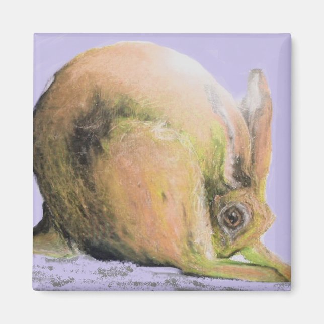 yellow hare magnet (Front)