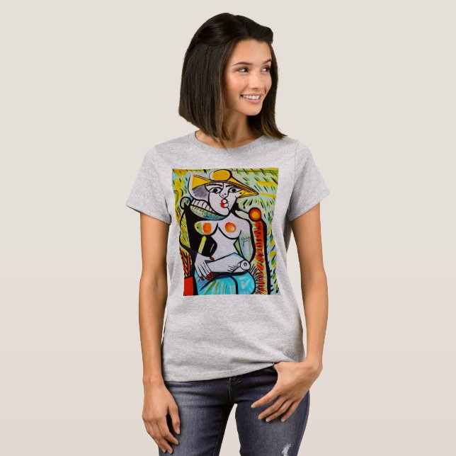 YELLOW HAT  PICASSO STYLE T-Shirt (Front Full)