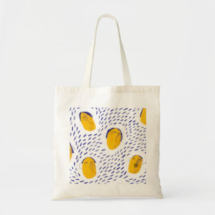 Yellow head tote bag