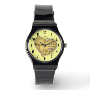 Yellow Heart Air Force Nurse  watch 