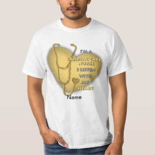 Yellow Heart Cardiac Care nurse T-Shirt
