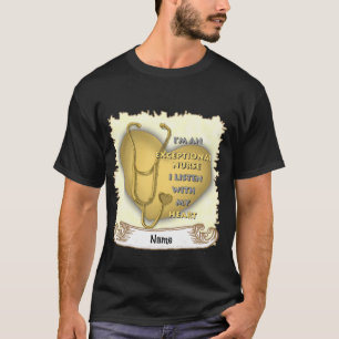 Yellow heart exceptional nurse  T-Shirt