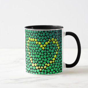 yellow heart mug